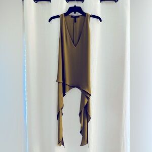Asymmetrical top in beautiful green color Size 4